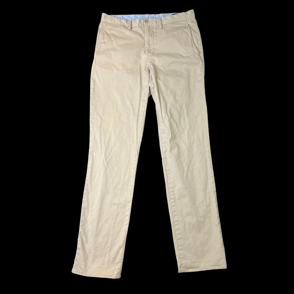 Polo Ralph Lauren Stretch Straight Fit Chino Pants Mens 30/32 Khaki Tan